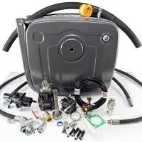 Комплект гидравлики Mix на тягач MAN, Daf, Iveco с КПП ZF, боковой стальной бак